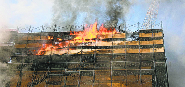 New book by father of fallen firefighter calls for justice after Deutsche Bank fire 4 Associated Press / Eric M. Hazard The seven-alarm blaze that tore through the former Deutsche Bank building and killed two firefighters was was so deadly because the building’s standpipe system was broken — unbeknownst to the FDNY.