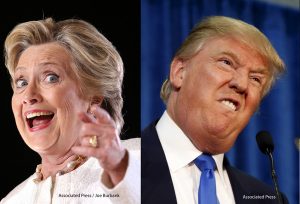 Church uses baby pictures of Clinton and Trump to counter parishioners’ ‘disgust’ 2 A recent poll found that 80 percent of voters are "disgusted" by the the presidential campaign.