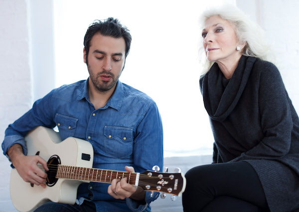 Judy Collins with songwriting and performance collaborator Ari Hest. | SANDRINE LEE