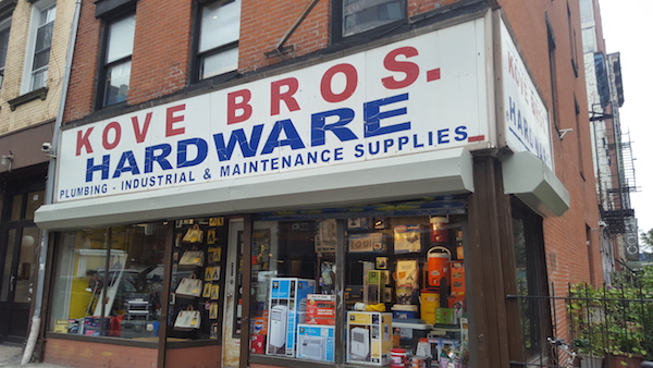 Kove Brothers Hardware at 189 Seventh Ave. has been serving commercial customers and the neighborhood for 96 years. Photo by Dusica Sue Malesevic.