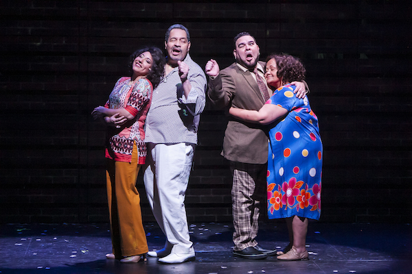 L to R: Shadia Fairuz, Humberto Tito Nieves, Angel Lopez and Rossmery Almonte. Photo by Marisol Diaz.