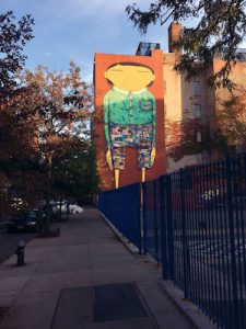 Just Do Art: Week of Nov. 17, 2016 2 The PS 11 “Mural Man” is one of the stops along Nov. 20’s West Chelsea Street Art and Graffiti Tour. Photo by Patrick Waldo.