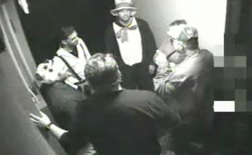 Man beaten in anti-gay bias attack at Jane Hotel 2 A surveillance camera image of the group that allegedly attacked a gay man at the Jane Hotel on the night before Halloween. Photo courtesy N.Y.P.D.