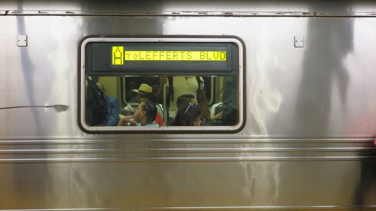 A, C train service resumes with delays after man falls on track in Brooklyn, officials say 1 a train / mg
