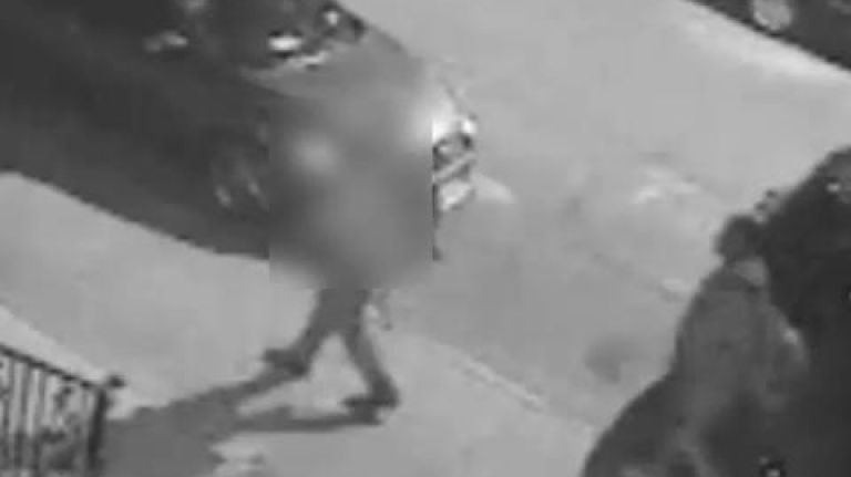 NYPD releases video of suspect accused of painting swastika