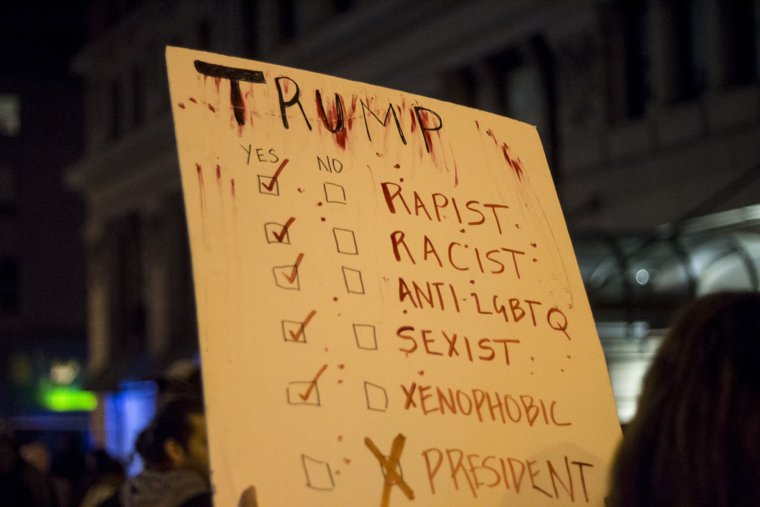 ‘Not my president!’ Protesters take it to Trump Tower 6 protest-cody-6