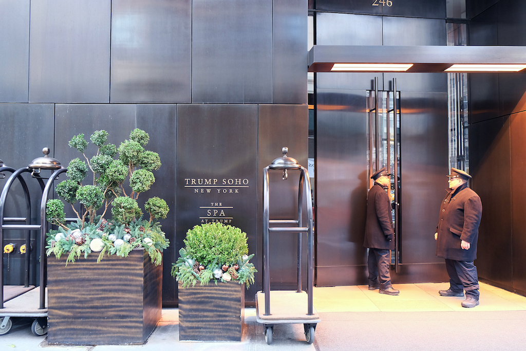 Doormen at the Trump Soho Hotel, at Varick and Spring Sts., don’t have to keep paparazzi at bay much lately, since the stars aren’t staying there anymore.