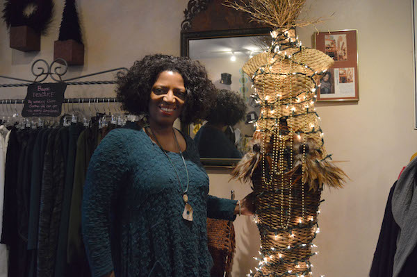 In East Harlem, Modest Hopes on Small Business Saturday 3 Princess Jenkins inside The Brownstone. | JACKSON CHEN