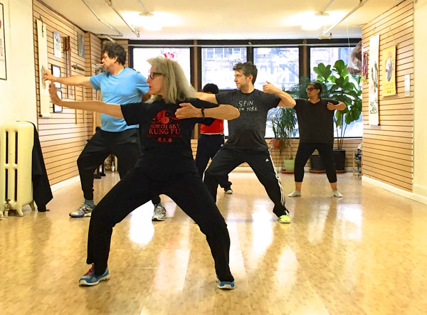 Students from the Saturday Chi Kung class. Photo courtesy NSKF.