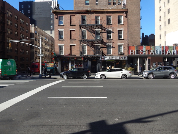 Peter McManus Café Still Serving Pints Despite Closure Scare 3 The two lots at the corner of Seventh Ave. and W. 19th St. house Peter McManus Café and a now-closed Chelsea Deli. Photo by Sean Egan.