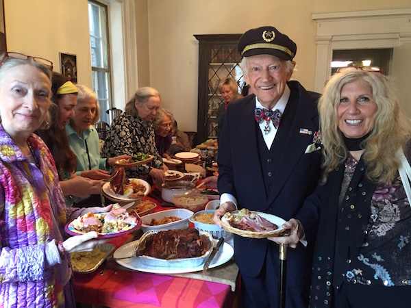 Longtime congregation member Rick Carrier, seen here at a Chelsea Community Church potluck brunch (yes, he even knew how to make a great mac and cheese). Photo courtesy Lynn Ramsey.