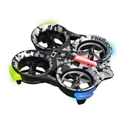 Gizmos and games as gifts for geeks 2 With this Air Hog drone, users control the physical drone while playing an augmented reality game. Image via airhogs.com/connectmissiondrone.