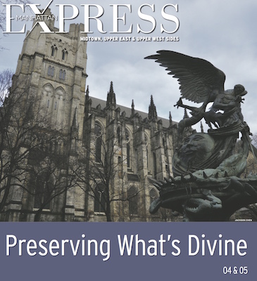 Preserving What's Divine 1 St. John the Divine from the Children's Sculpture Garden at Amsterdam Avenue south of the cathedral. | JACKSON CHEN