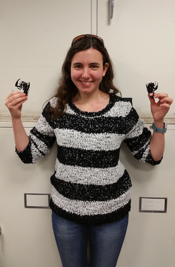 Dr. Stephanie Loria shows us just how friendly scorpions can be.