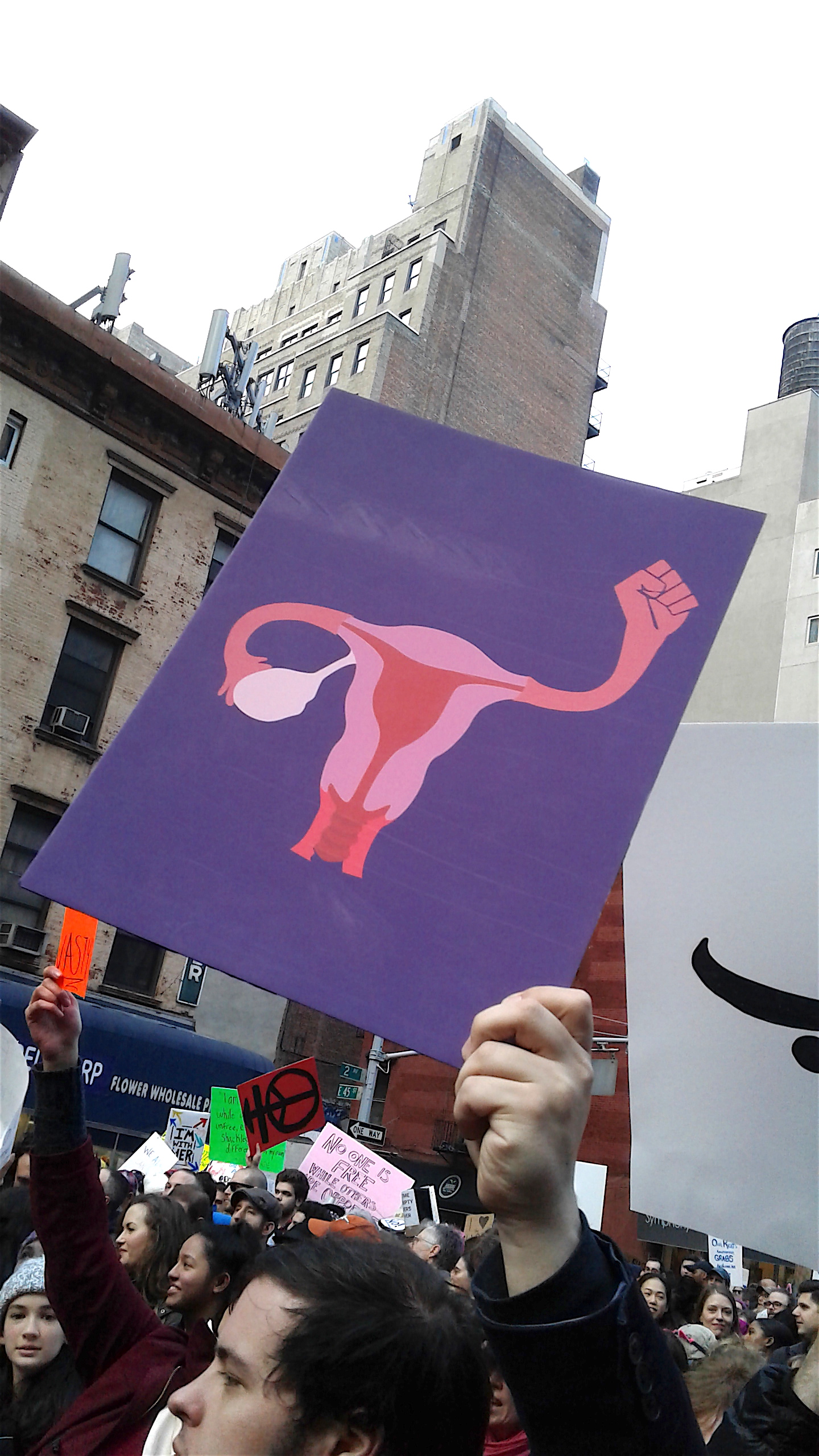 They marched for a woman's right to choose, among many other issues.