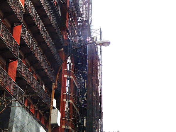 A camera on W. 23rd, btw. Seventh & Eighth Aves. Photo by Dennis Lynch.