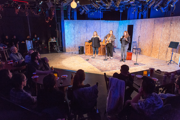 SANCTUARY moves marginalized artists front and center 2 Vocal trio SIREN did a searing version of Katy Perry’s “Dark Horse,” making good on their vow to “take pop songs and cover them in gravy.” Photo by Hunter Canning.