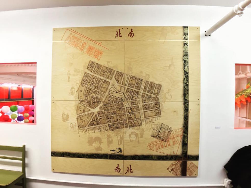 Treasuring history: A map of historic Chinatown.