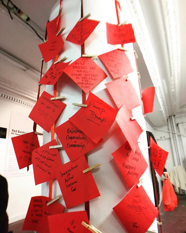 The Chinatown version of a "therapy wall." Photo by Kah Ean Chang