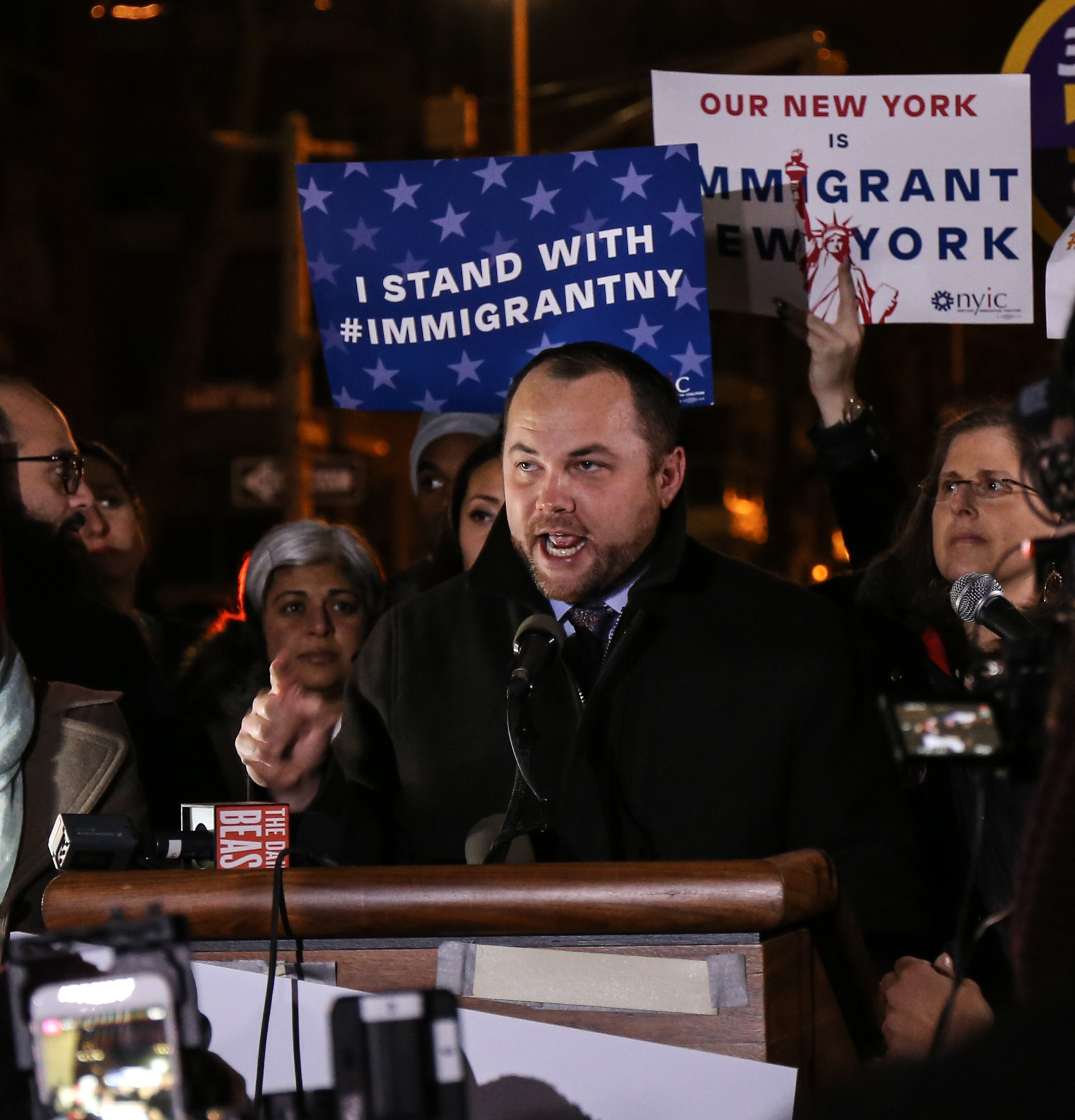 Johnson calls Trump ‘pathological liar’ at Wash. Sq. rally 5 Councilmember Corey Johnson gave a fiery speech, saying that New York City "will be the face of the resistance."