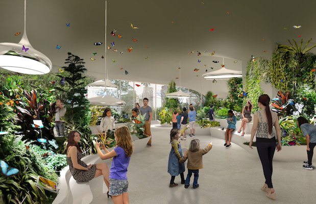 Visitor Immersion Key to Natural History's Gilder Center 1 A rendering of the Butterfly Vivarium planned for the American Museum of Natural History’s new Gilder Center for Science, Education, and Innovation. |RALPH APPELBAUM ASSOCIATES