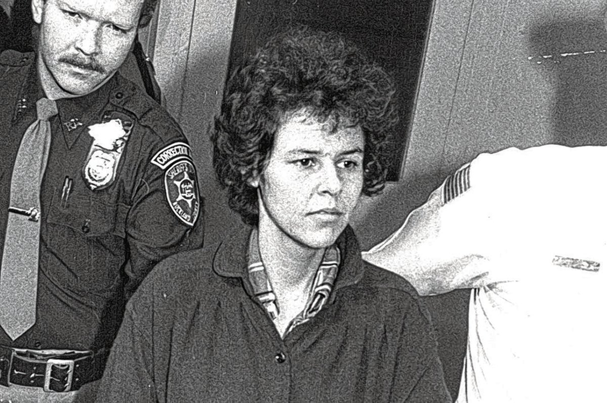 Judith Clark, then a member of the radical Weather Underground and Black Liberation Army, at the time of her prosecution in the Brink’s robbery and murder case. Courtesy of Candles for Clemency