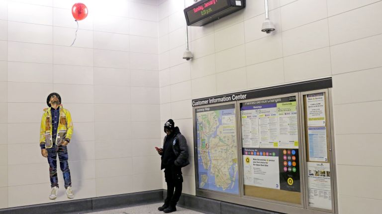 Art by Vik Muniz decorates the 72nd St. Q train station on the newly opened Second Avenue subway line on January 01, 2017 in New York City. 