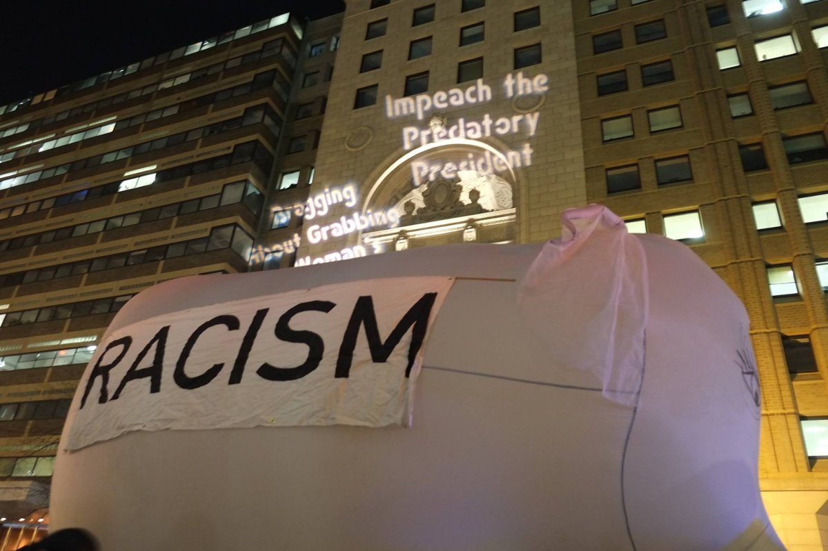 Trump gets blasted at anti-nuclear war protest 2 inauguration-protests-penley-2017-01-29-v01,VIL,PRINT_WEB,WEB