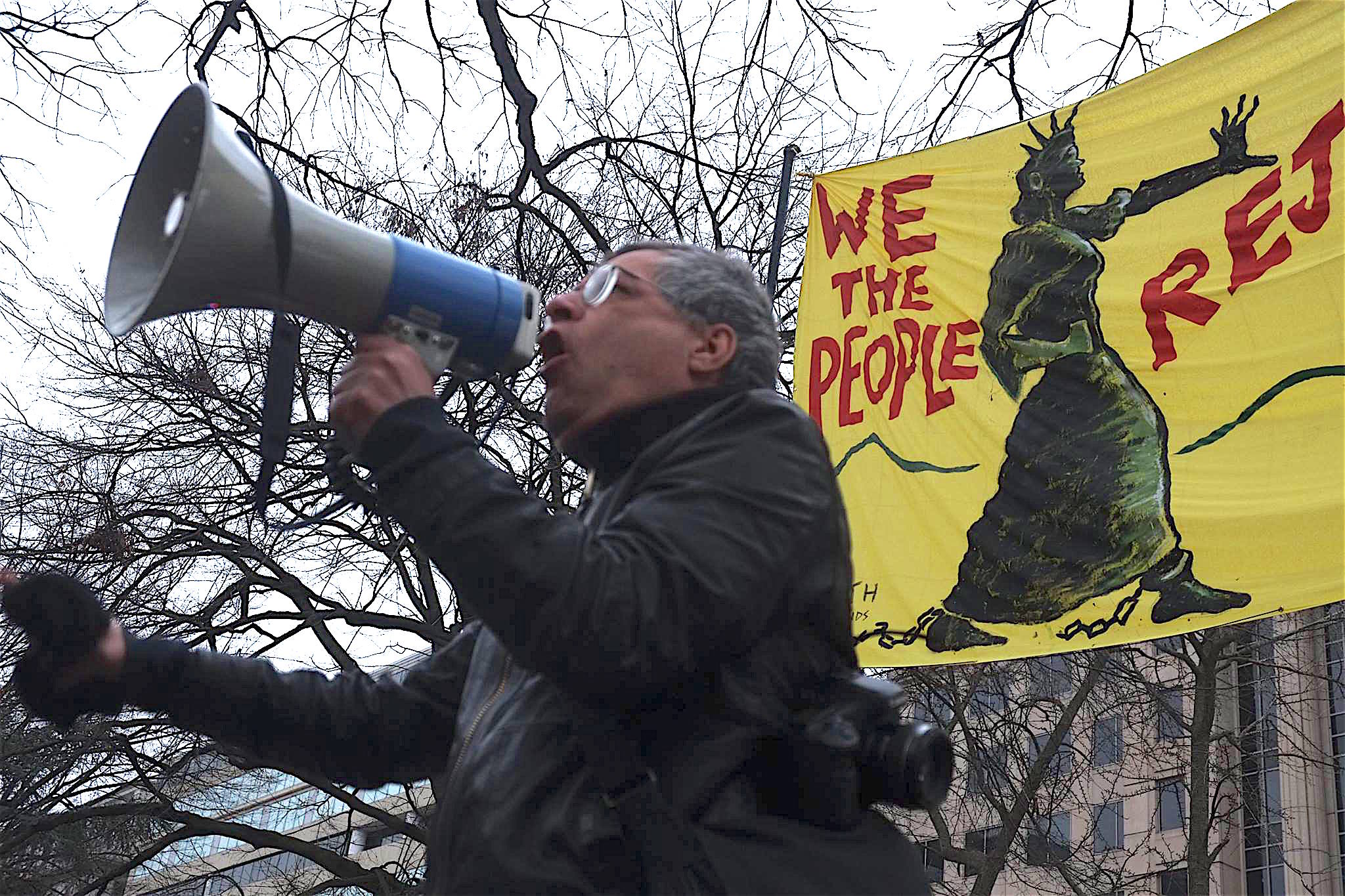  East Villager journo Paul DeRienzo, who reports on the Indian Point power plant for The Villager, was among the speakers calling for "No Nukes!"