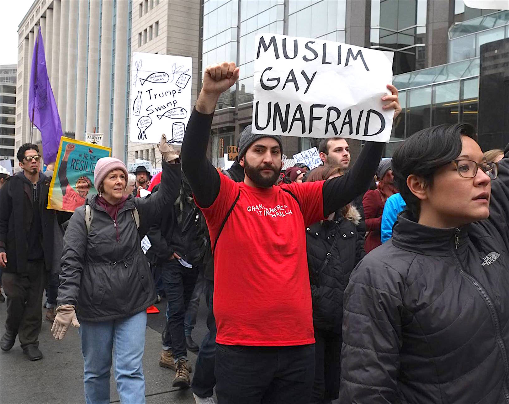 Too big to fail: Women’s March transforms the Trump resistance 5 Not afraid of you, Trump!