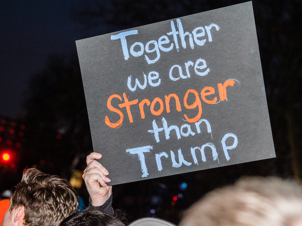 Moore, de Blasio and celebs call for ‘100 days of resistance’ 7 ...and your side also got 3 million more votes!