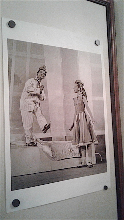 Irwin Corey playing the genie in "Flahooley," in 1951. He remembered the role fondly.