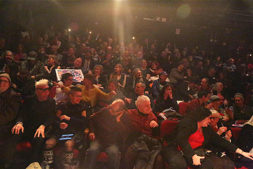 The Acker Awards packed the house at Theatre 80 St. Mark's on Sunday night. Photo by Clayton Patterson