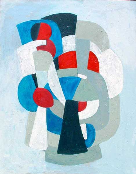 Goulet’s acrylic paintings “Unity” (2011). Image courtesy the artist.