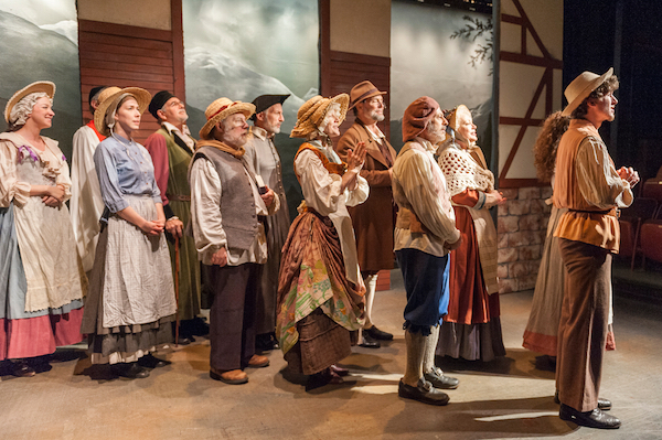 At Metropolitan Playhouse through March 12, the timely subject matter of 1862’s “Leah, the Forsaken” includes religious profiling and closed borders. Photo by Jacob J. Goldberg Photography. 