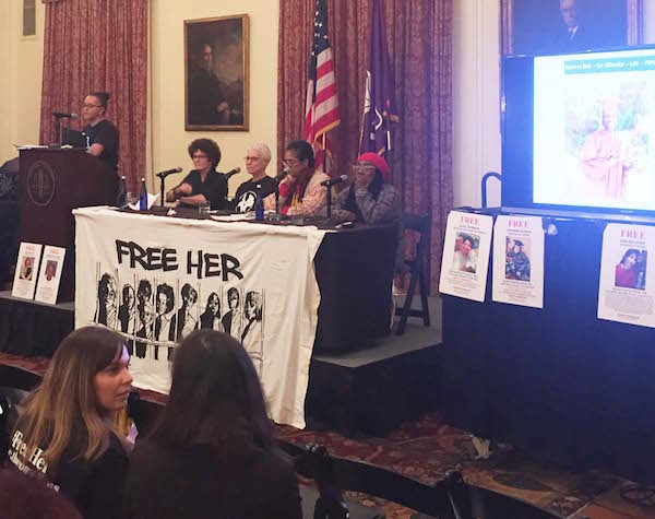 Forum is a Clarion Call for Clemency 1 The panel at Jan. 25’s “Real Women Real Voices” symposium. Photo by Patrick Donachie.