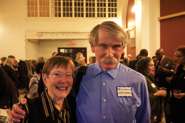 Save Chelsea members Pamela Wolff and Bill Borock are hoping that HDC assistance will help their group raise awareness about preservation issues in the neighborhood. Photo by Dennis Lynch.