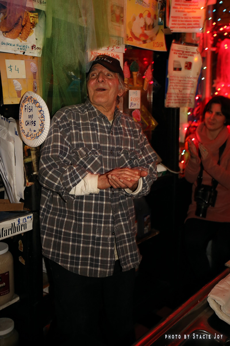 Ray enjoying the belly dancing.