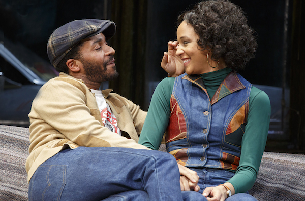 André Holland and Carra Patterson in August Wilson’s “Jitney,” directed by Ruben Santiago-Hudson, at the Samuel J. Friedman Theatre. | JOAN MARCUS