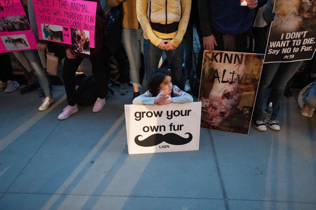 Canada Goose Protest