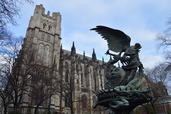 The Cathedral Church of St. John the Divine, along with six nearby buildings, now have landmark status, while an adjacent area of Morningside Heights will be part of a new historic district. | JACKSON CHEN