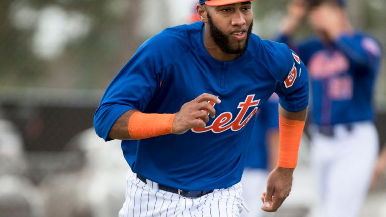 Mets infielder Amed Rosario, seen at a spring training workout, is a promising player.  