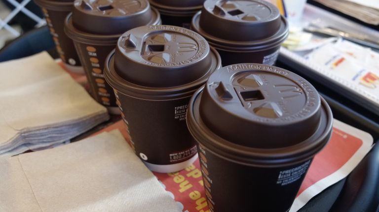 French-inspired McDonald's debuts in NYC 24 And of course, what better to accompany pastry than coffee.