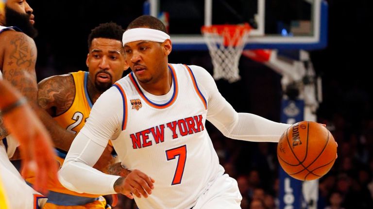 Carmelo Anthony was named an All-Star for the 10th time Wednesday.