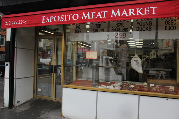 Esposito Meat Market has been on the corner of West 38th and Ninth Avenue for 85 years. | DENNIS LYNCH 