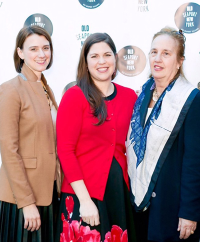 Photo by Caroline Sinno Photography The Old Seaport Alliance’s outgoing executive director, Whitney Barret — at center, with Downtown Alliance President Jessica Lappin, at left, and Borough President Gale Brewer, at right, at the OSA’s fund-raising gala last April — is taking her talents to Lincoln Center.