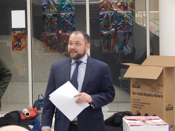Fifteen Vie for Funding in Participatory Budgeting Process 9 District 3 City Councilmember Corey Johnson called Budgeting “democracy in action.” Photo by Sean Egan.