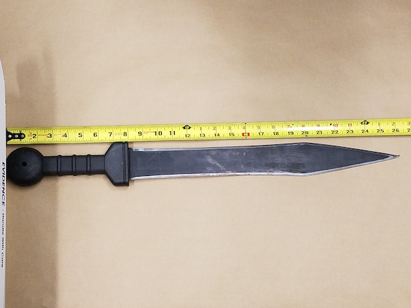 Police Blotter: Week of March 30, 2017 2 A picture of the blade used to fatally stab Timothy Caughman on March 20. Photo courtesy DCPI.