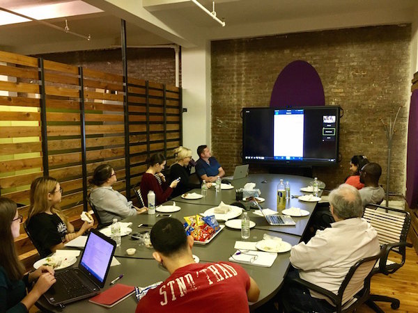 A “Lunch and Learn” session at SUM Innovation. Photo courtesy SUM Innovation.