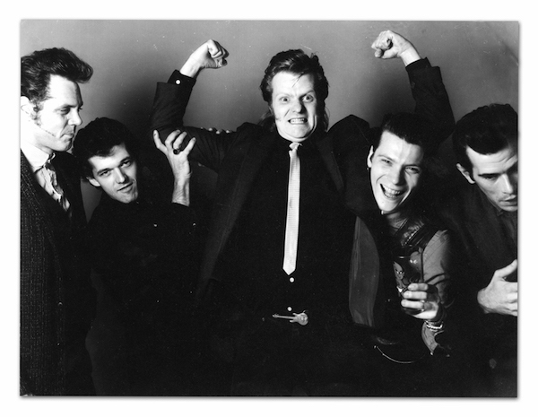 Phil Marcade memoir walks down ‘Punk Avenue’ 3 L to R, from 1980: Steve Shevlin, Basile Nodow, Billy “Wild Bill” Thompson, Phil Marcade and Marc Bourset. Photo by Alan Jay, courtesy Three Rooms Press.